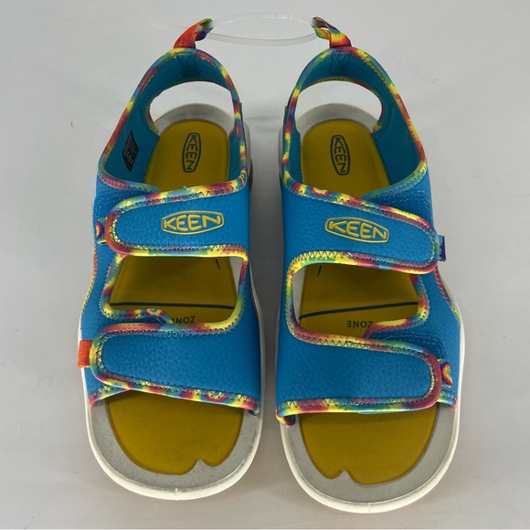 KEEN NEW KNOTCH CREEK TIE DYE RAINBOW BLUE WATER HIKING SANDALS 5 - Picture 4 of 10